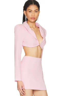 Sale Tia Embellished Cropped Blazer Jackets & Coats