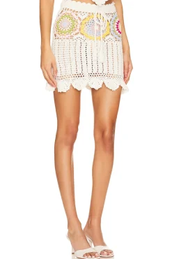 Best Val Crochet Mini Skirt Skirts