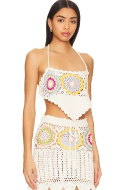 Fashion Val Crochet Top Tops