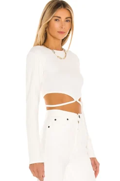 Clearance Waist Tie Tee Tops
