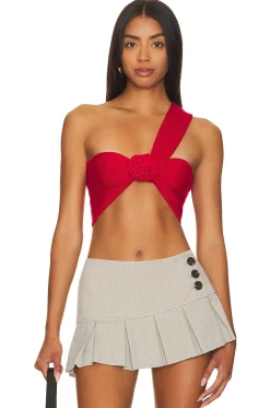 Discount Wenda Rosette Crop Top Tops