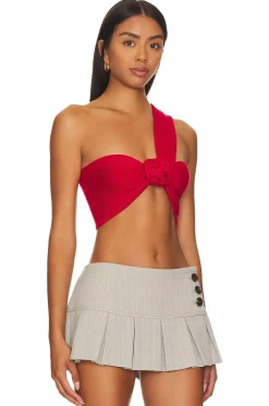 Discount Wenda Rosette Crop Top Tops
