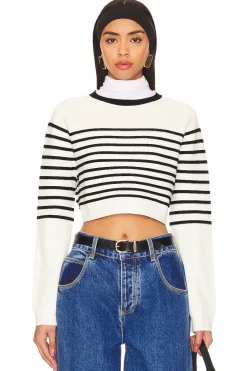 Best Willow Striped Sweater Tops