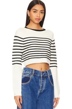 Best Willow Striped Sweater Tops