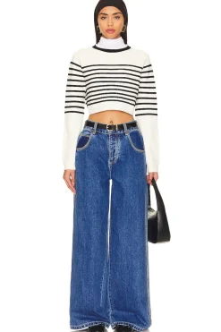 Best Willow Striped Sweater Tops