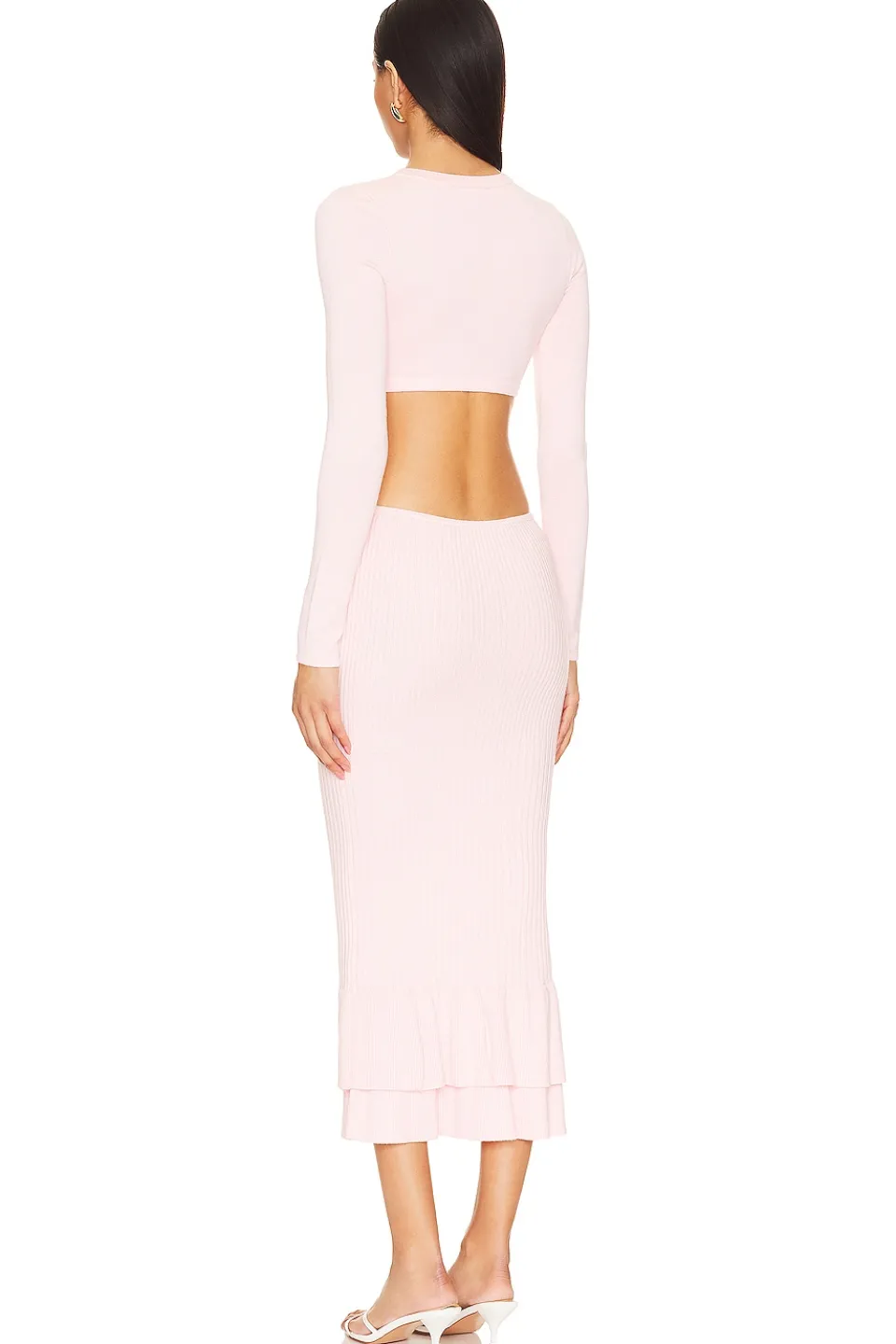 Hot Wrenna Rosette Midi Dress Dresses