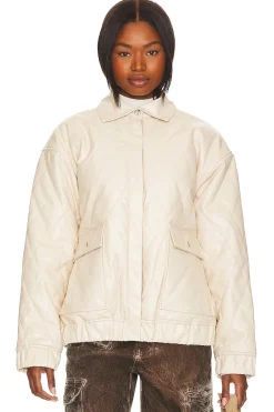 Discount x Rachel Rylee Faux Leather Jacket Jackets & Coats