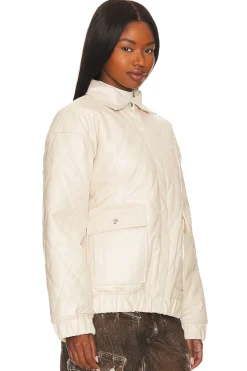 Outlet x Rachel Rylee Faux Leather Jacket Leather